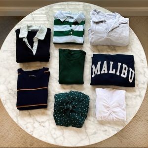 BRANDY MELVILLE TOPS: JONNY GINA COCO SANTANA 🦋